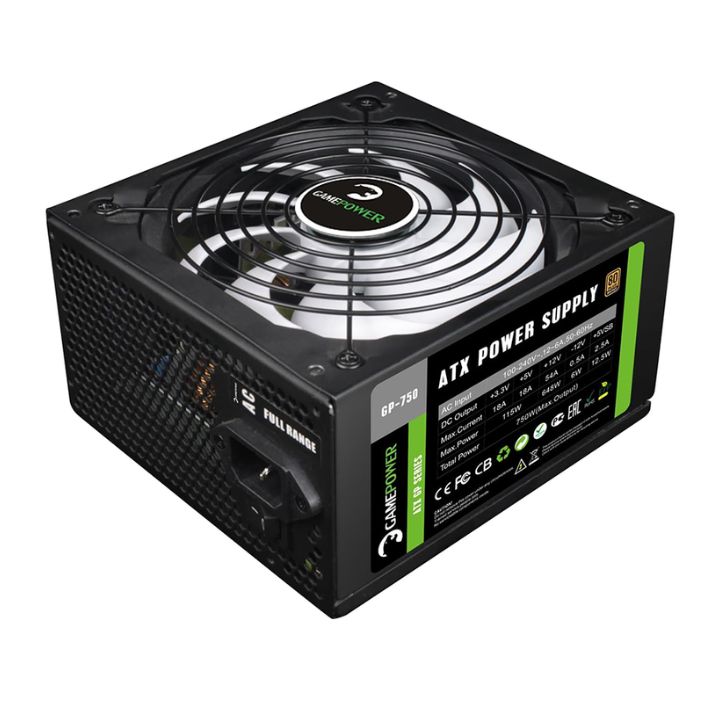 купить Блок питания Gamemax GP 750W (Bronze) 216206500006 в Алматы