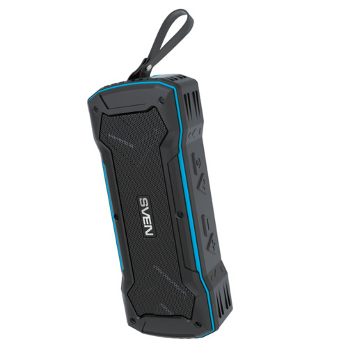 купить SVEN PS-220, черный-синий, мощность 2x5 Вт (RMS), Wateproof (IPx5), Bluetooth /  в Алматы
