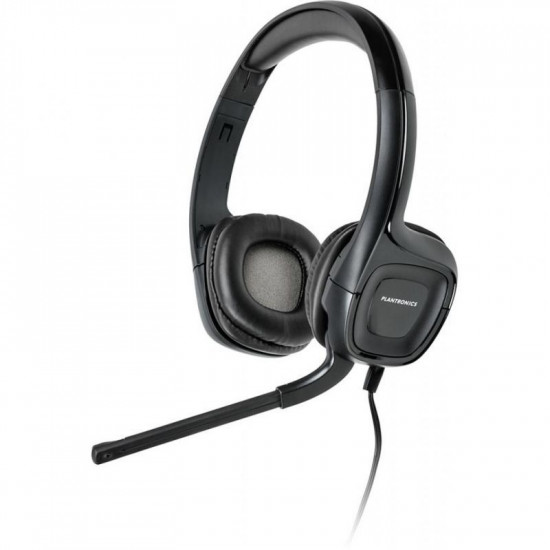 купить Наушники-гарнитура проводная Plantronics AUDIO 355 черный в Алматы