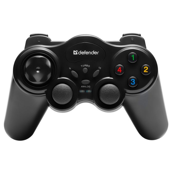 купить Беспроводной геймпад Defender Game Master Wireless, 12 кн., 10 метров, 2.4 ГГц, USB в Алматы