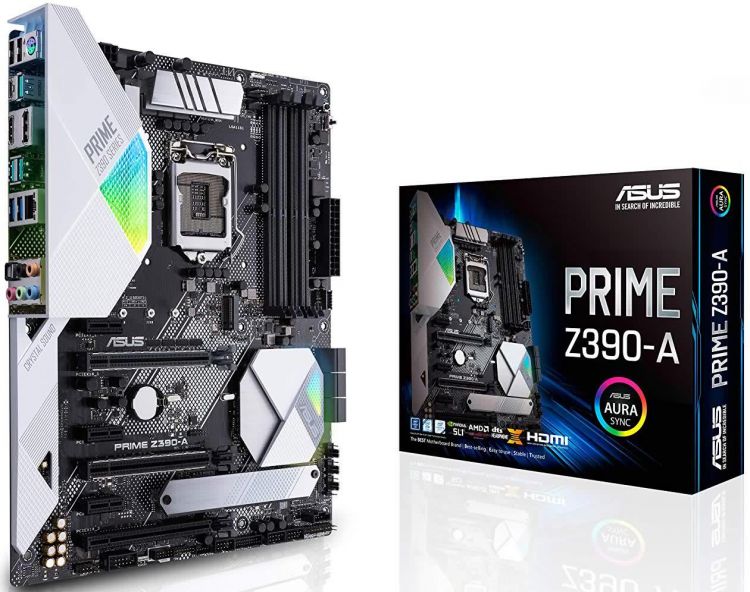 купить Материнская плата ASUS PRIME Z390-A LGA1151 iZ370 4xDDR4 6xSATA3 RAID 1xDVI 1xHDMI 1xDP ATX в Алматы