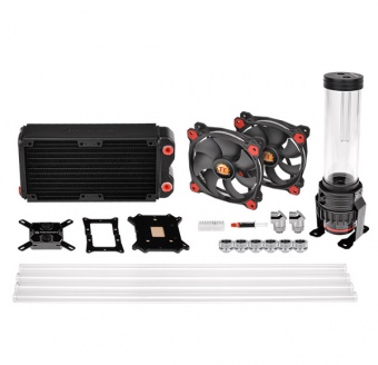 купить Водяное охлаждение Thermaltake Pacific Gaming RL240 D5 PETG LCS Kit, CL-W198-CU00RE-A в Алматы