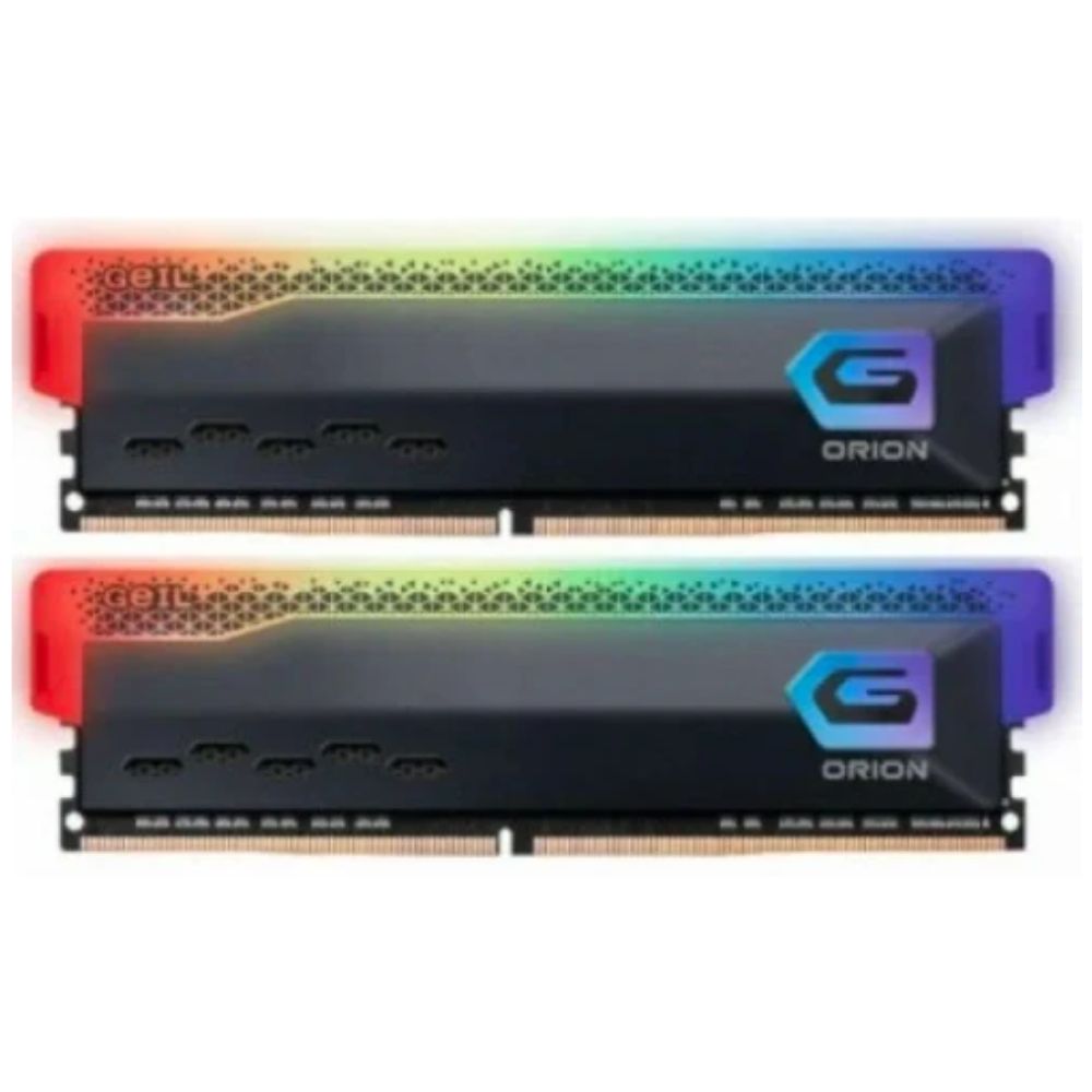 купить ОЗУ 32GB Kit (2x16GB) GEIL Orion V RGB 5200Mhz DDR5 GVSG532GB5200C38BDC Titanium Gray в Алматы