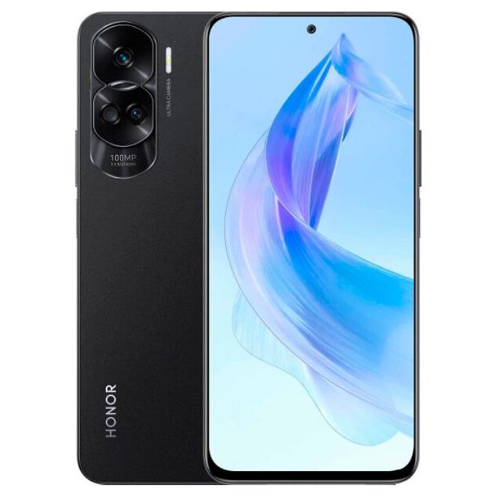 купить Смартфон HONOR 90 Lite CRT-NX1 8GB RAM 256GB ROM Midnight Black в Алматы