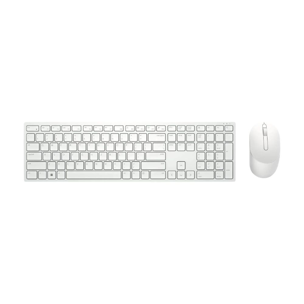 купить Клавиатура Dell Pro Keyboard and Mouse - KM5221W - Russian (QWERTY) - White (580-AKFB) в Алматы