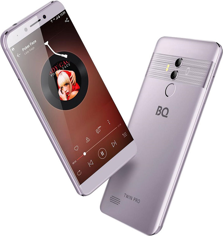 купить Смартфон BQ-5517L Twin Pro Серый /  в Алматы