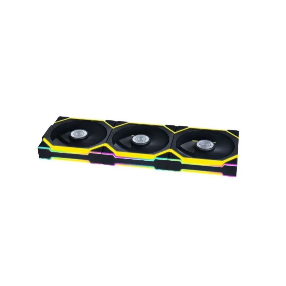 купить Вентилятор для корпуса Lian Li UNI FAN SL WIRELESS 120 3x120mm with controler Black G99.12RSL1W3B.00 в Алматы
