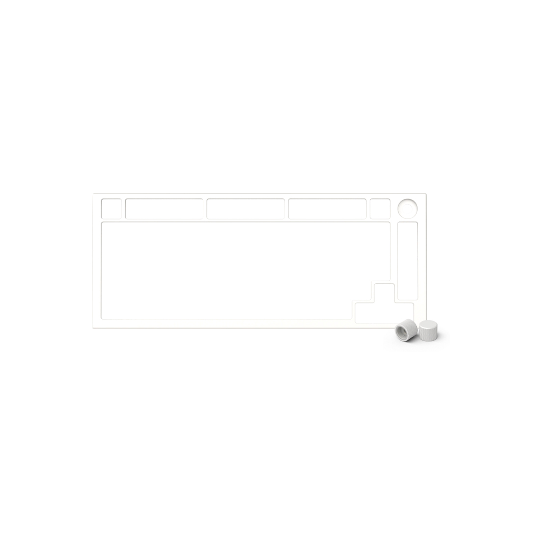 купить Запчасть к клавиатуре верхняя панель Glorious GMMK Pro Top Frame E-White (GLO-ACC-P75-TF-EW) в Алматы