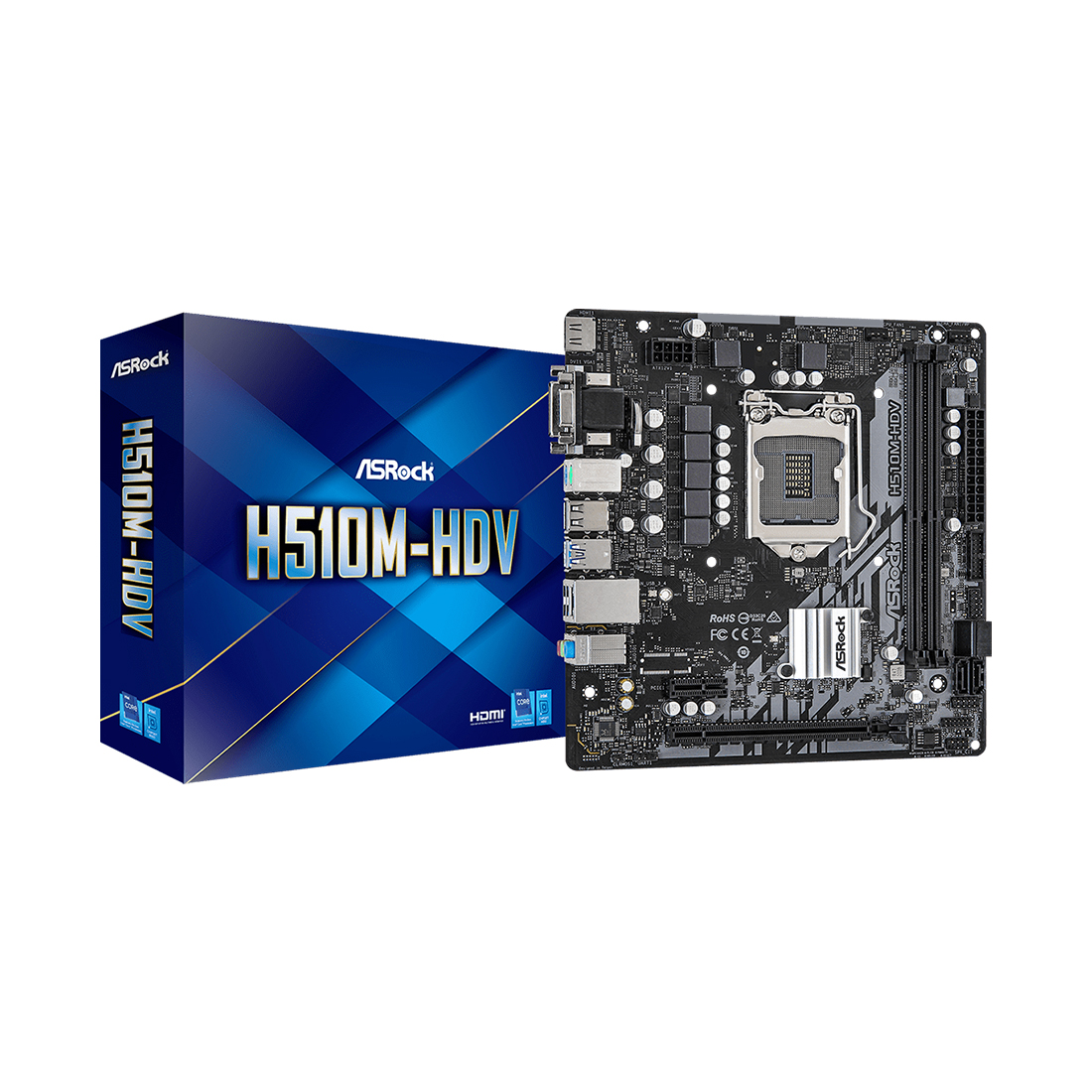 купить Материнская плата ASRock H510M-HDV в Алматы