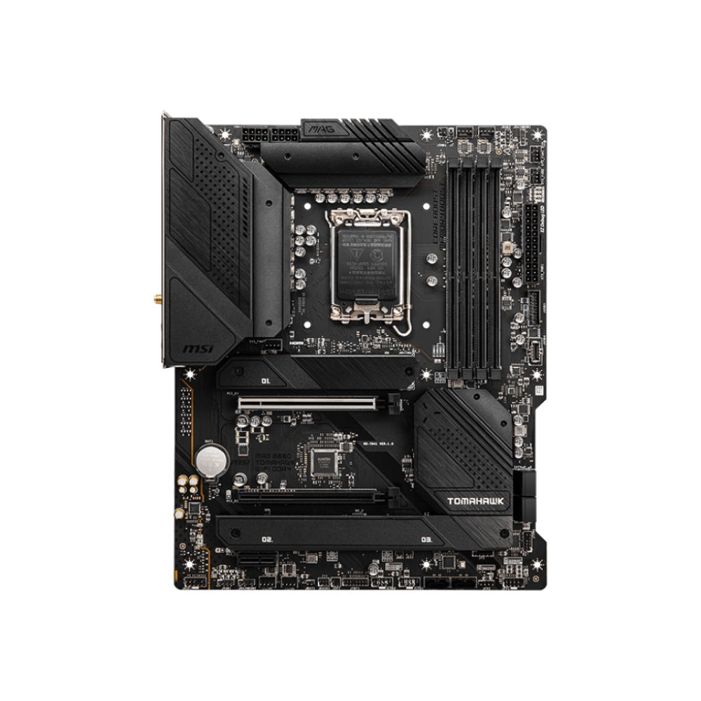 купить Материнская плата MSI MAG B660 TOMAHAWK WIFI DDR4 LGA1700 iB660 4xDDR4 6xSATA3 RAID 3M.2 HDMI DP ATX в Алматы