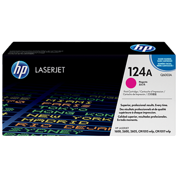 купить Картридж лазерный HP Q6003A Розовый На 2000 страниц (5% заполнение) для HP LaserJet 1600/2600n/2605 в Алматы