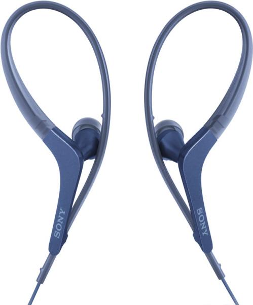 купить Наушники-вкладыши проводные Sony MDR-AS210 голубой в Алматы