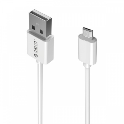 купить Кабель Micro B  ORICO ADC-05-V2-WH-PRO-BP <USB2.0 A to Micro B, 0.5M> в Алматы