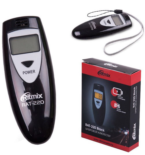 купить Алкотестер RITMIX RAT-220 Black в Алматы