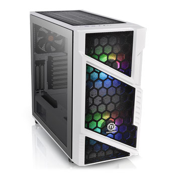 купить Компьютерный корпус, Thermaltake, Commander C31 TG Snow ARGB (CA-1N2-00M6WN-00), ATX/Micro ATX, USB2*3.0, HD-Audio Mic, Контроллер , Кулер 12см, Кулер 12см LED, Без Б/П, Белый в Алматы