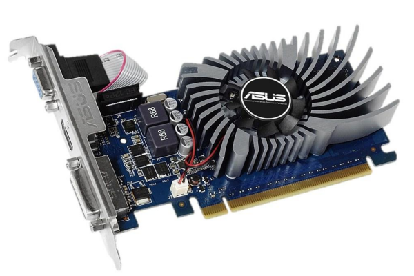 купить Видеокарта ASUS GT 730, GT730-2GD5-BRK, Low profile, 2Gb/64bit, GDDR5, DVI-D, HDMI 2.0, D-SUB, BOX в Алматы