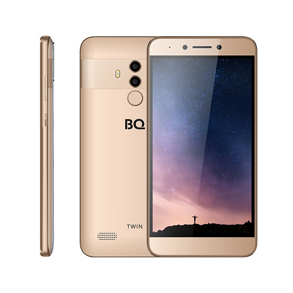купить Смартфон BQ-5516L Twin Золотой /  в Алматы