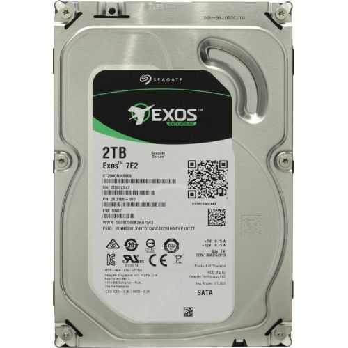 купить Корпоративный жесткий диск 2Tb Seagate Enterprise Capacity ST2000NM0008 SATA3 3.5* 128Mb 7200rpm.MTBF - 2 млн.часов! Лучшая в своем классе скорость при самой низкой пиковой мощности.  Рекомендуется для Крупномасштабных систем, RAID-массивов большой е в Алматы