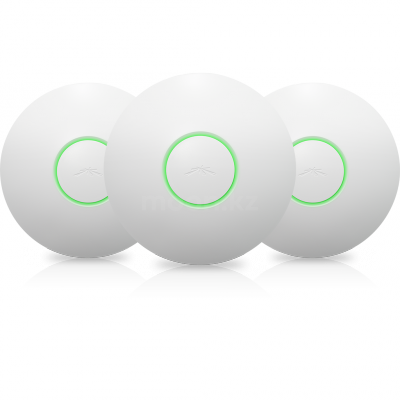 купить Точка доступа потолочная Ubiquiti  UAP-3 UniFi AP 802.11n 300Mbps 2.4GHz 20dBM 1x100Mbps LAN (комплект из 3 шт) в Алматы