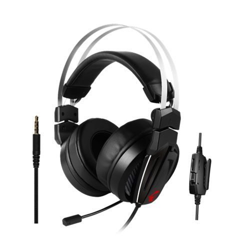 купить Гарнитура MSI Immerse GH60 GAMING Headset 3.5mm разьем/кабель 2м. в Алматы