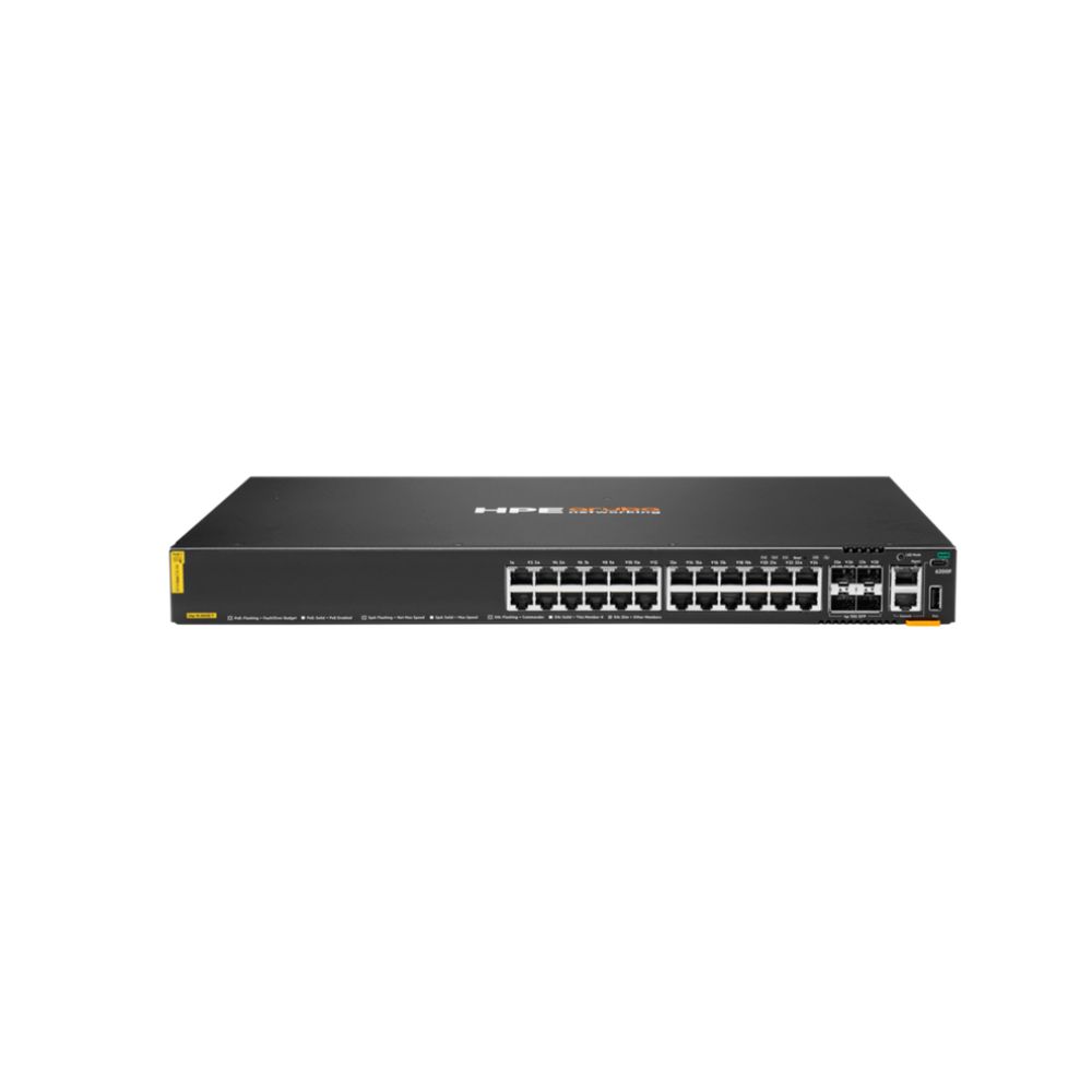 купить Коммутатор HPE Aruba Networking CX 6200F 24G Class 4 PoE 4SFP+ 370W Switch (JL725B#ABB) в Алматы