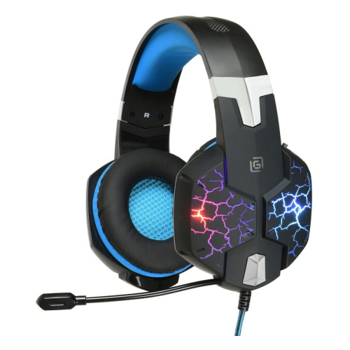 купить Наушники с микрофоном Oklick HS-L930G SNORTER черный/синий 2м мониторные USB в Алматы