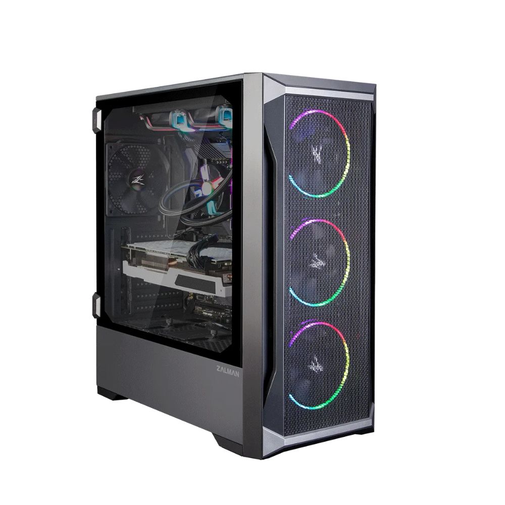 Купить Корпус Zalman Z8 MS, Midi Tower, ATX, Black, 4x2.5*/2x3.5*, USB2.0, 2xUSB3.0 в Алматы