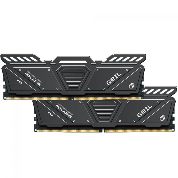купить Оперативная память 32GB Kit (2x16GB) GEIL Polaris 4800Mhz DDR5 PC5-38400 GOG532GB4800C40DC Gray в Алматы