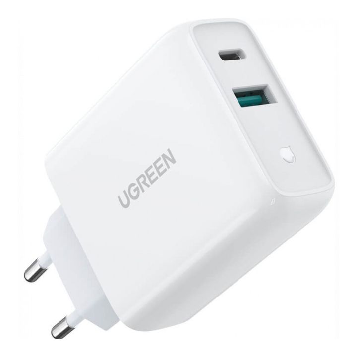купить Зарядное устройство UGREEN CD170 36W USB-C Wall Charger EU (White), 60468 в Алматы