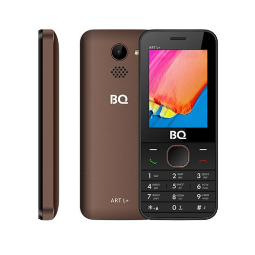 купить Мобильный телефон BQ-2438 ART L+ Коричневый /  в Алматы