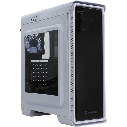 купить Корпус ПК без БП GameMax Pardo White <ATX, 7xPCI-E, 1x5.25, 2x3.5, 2x2.5, 1xUSB 3.0, 2xUSB 2.0, Audjo 400x185x470mm> в Алматы