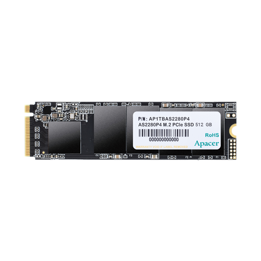 Купить SSD 512GB Apacer AS2280P4, M.2, read 2100 MB/s, write 1500 MB/s, PCIe 3.0, TLC AP512GAS2280P4-1 в Алматы