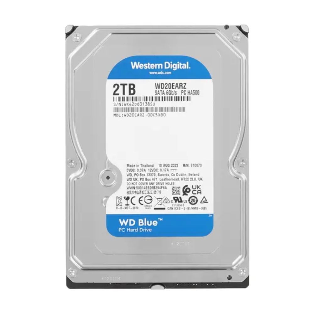 купить Жесткий диск HDD 2T Western Digital Blue SATA 6Gb/s 64Mb 5400rpm WD20EARZ в Алматы
