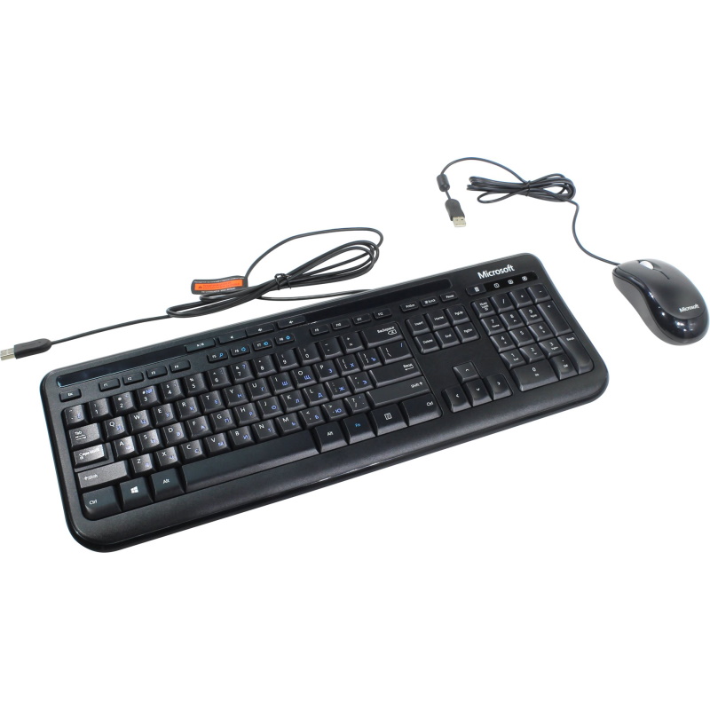 купить Microsoft Wired Desktop 600, USB, Black, For Business в Алматы