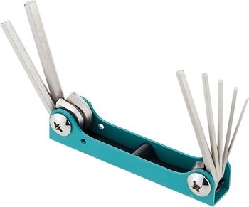 купить 8PK-021N Набор складных шестигранных ключей (1.2,2,2.5,3,4,5 в Алматы