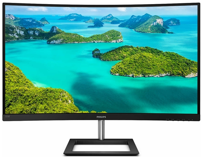 купить Монитор 31.5" PHILIPS 325E1C/00 Curved VA 2560x1440 4мс 250 кд/м2 3000:1 VGA HDMI DP Цвет: Черный в Алматы