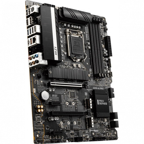 купить Материнская плата MSI Z590-A PRO LGA1200 iZ590 4xDDR4 6xSATA3 RAID 3xM.2 HDMI DP ATX в Алматы