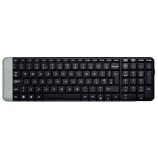 купить Клавиатура беспроводная Logitech K230 (приемник Unifying, 920-003348 2 батарейки AAA, две сменных крышки для батарейного отсека голубого и фиолетового цветов) в Алматы