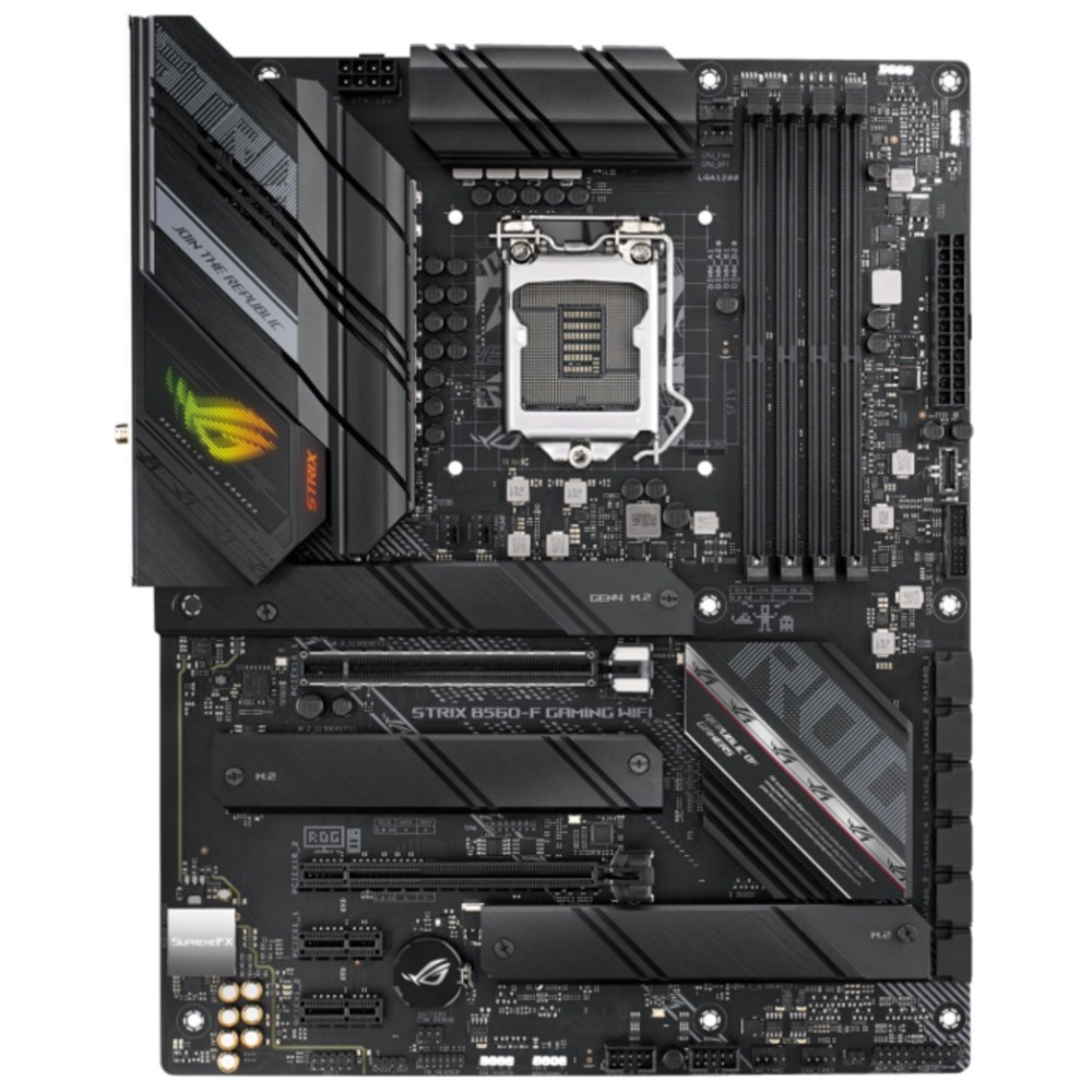 купить ASUS STRIX B560-F GAMING WIFI s1200 B560 4xDDR4 M.2 HDMI-DP Wi-Fi BT ATX в Алматы