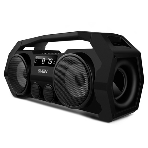 купить SVEN PS-465, черный, акустическая система 2.0,  Bluetooth, FM, USB, microSD, LED-дисплей /  в Алматы