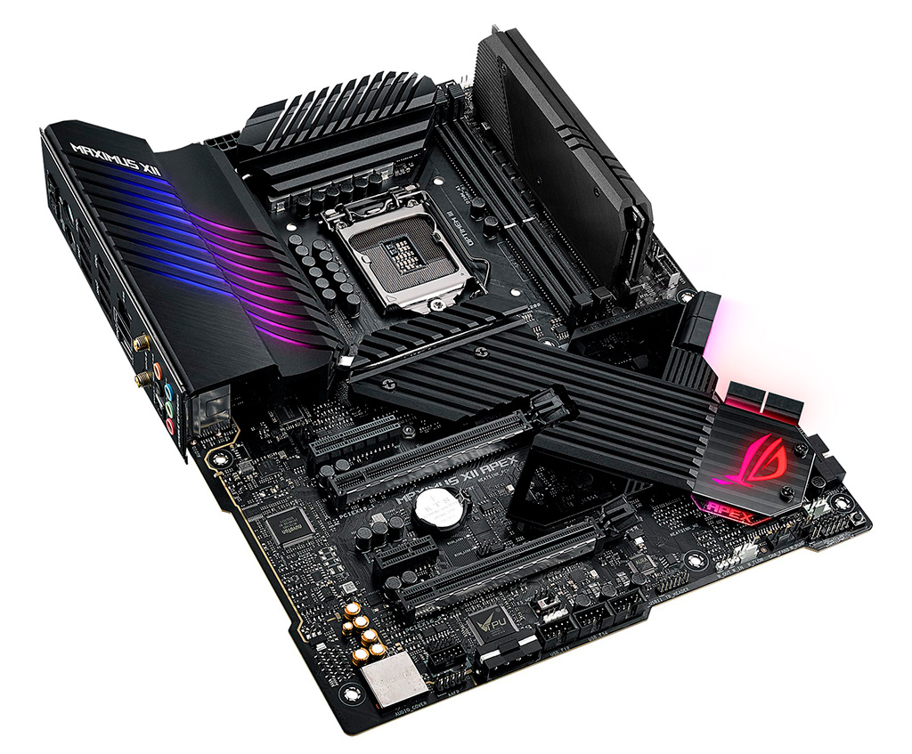 купить Материнская плата ASUS ROG MAXIMUS XII APEX LGA1200 iZ490 2xDDR4 6xSATA3 2xM.2 ATX в Алматы