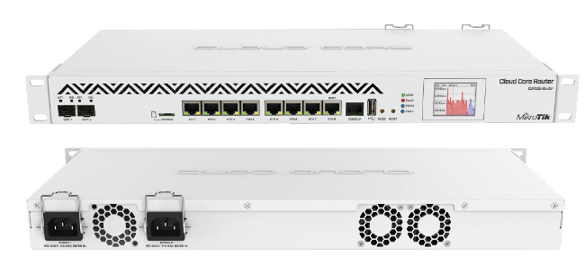 купить Сетевой Маршрутизатор MikroTik CCR1036-8G-2S+  Tile (8x10/100/1000, 2xSFP+, 16Gb RAM, 36 cores) в Алматы