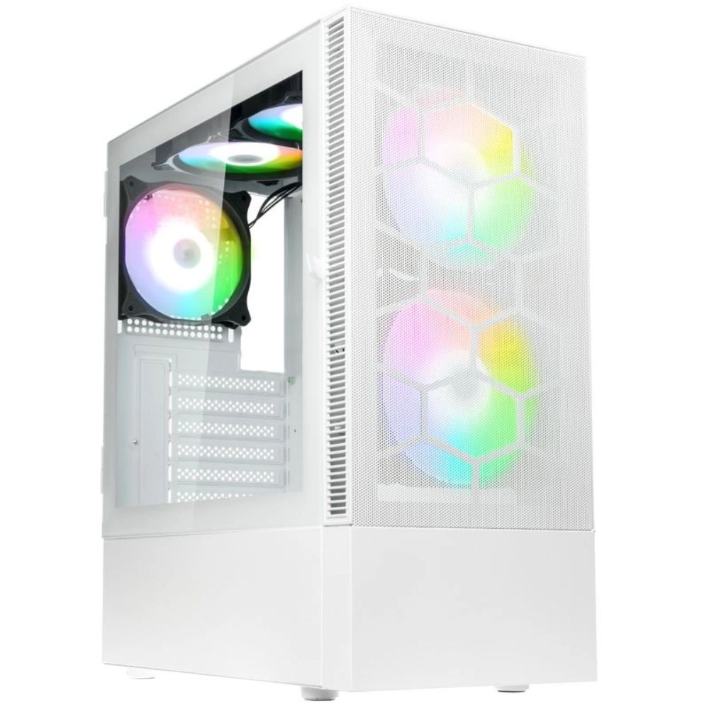 купить Корпус ПК без БП Kolink Observatory MX Mesh ARGB Midi Tower Case - White PGW-CH-KOL-118 в Алматы