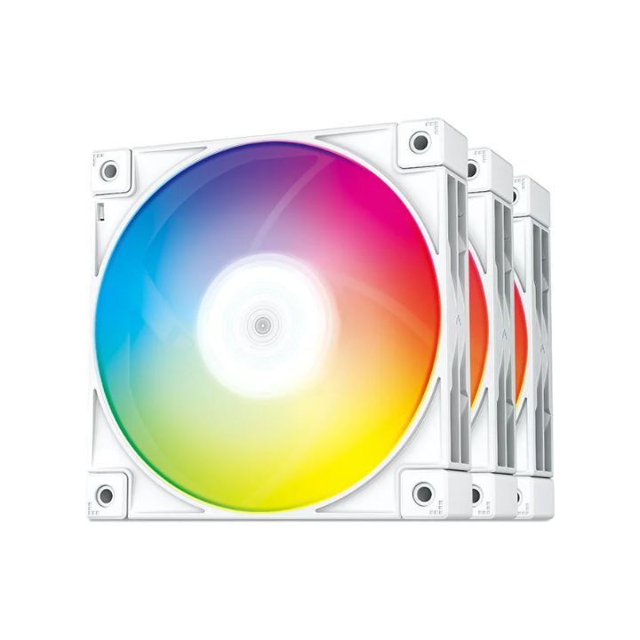 купить Комплект кулеров для компьютерного корпуса Deepcool FC120 WHITE-3 в1 в Алматы