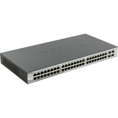 купить D-Link DGS-1210-52/ME/A1A  WebSmart коммутатор  48 портов 10/100/1000  + 4SFP /  в Алматы