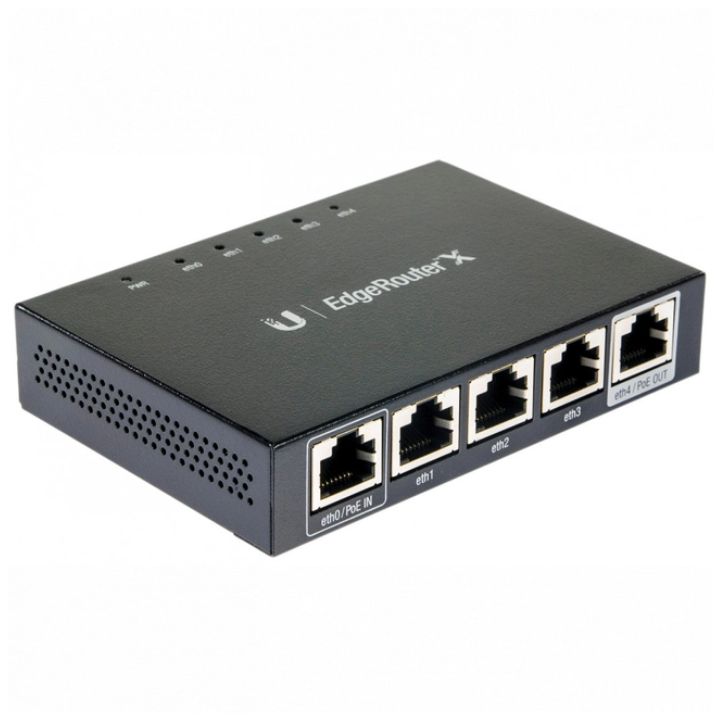 купить Маршрутизатор Ubiquiti  ER-X-EU EdgeRouter X PoE 5x10/100/1000Mbps v2 в Алматы