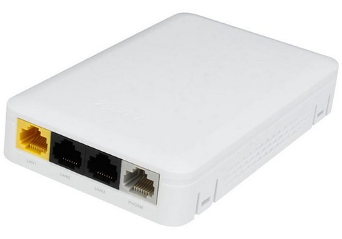 купить Настенная точка доступа ZyXEL, Wi-Fi 802.11b/g/n со встроенным PoE-коммутатором и телефонным портом для инфраструктуры гостиничного бизнеса в Алматы