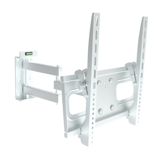 купить Кронштейн для ТВ и мониторов, Deluxe, DLMM-2608W, R-Series, Макс. нагрузка-45 кг, Диагональ экрана от 32* до 55*, Угол поворота до 180&deg;, Угол наклона 10&deg;вниз, Уровень, Белый в Алматы