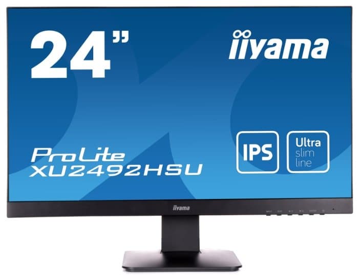 купить Монитор жидкокристаллический Iiyama LCD 23.8" 16:9 1920х1080(FHD) IPS, nonGLARE, 250cd в Алматы