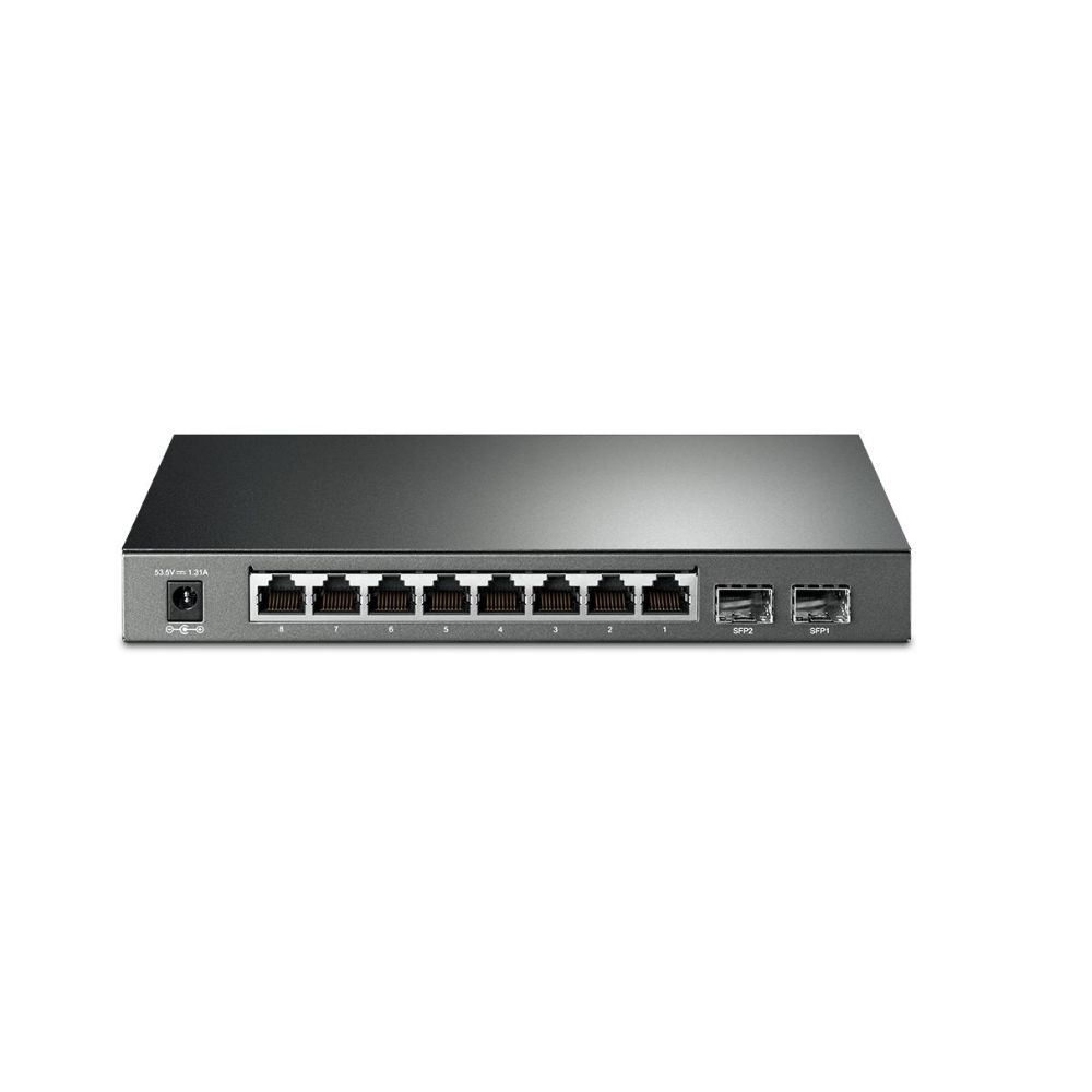 Купить Switch 8 port TP-Link TL-SG2210P, 8х10/100/1000 Мбит/с, 2хGigabit Ethernet SFP, PoE в Алматы